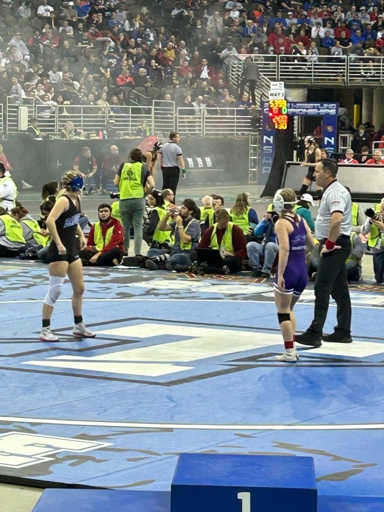BCBraves's tweet photo. Ella Reeves is your 110 lbs State Runner Up.  Great job Ella. https://t.co/begAcwCpAF