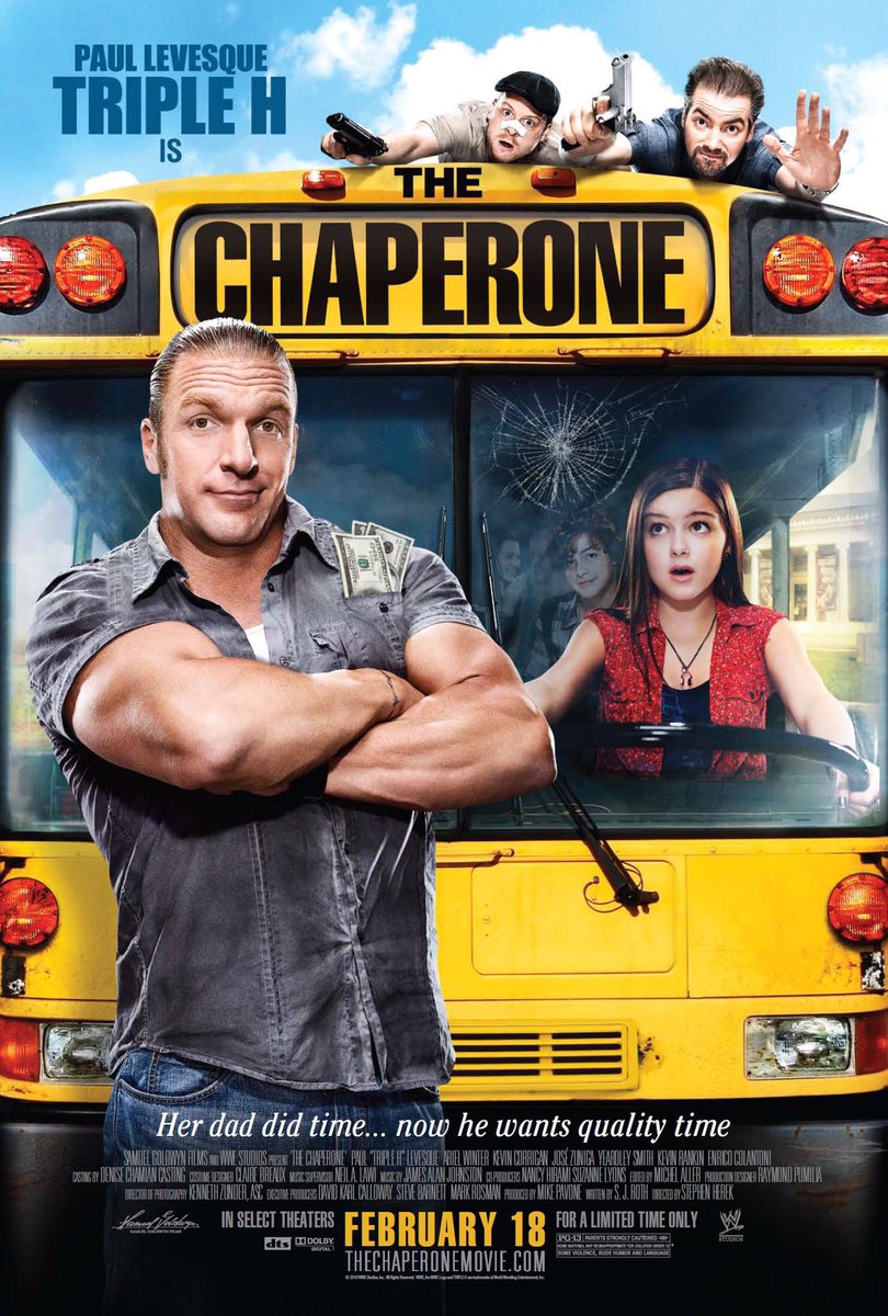 FilmNewsNos's tweet photo. 🎬MOVIE HISTORY: 12 years ago today, February 18, 2011, the movie ‘The Chaperone’ opened in theaters!
#TripleH (#PaulLevesque) #ArielWinter @KevinFCorrigan #JoseZuniga #AnnabethGish #YeardleySmith #KevinRankin #EnricoColantoni #IsraelBroussard #JakeWalker #LucyWebb @WWE https://t.co/LMpkb7hxhN