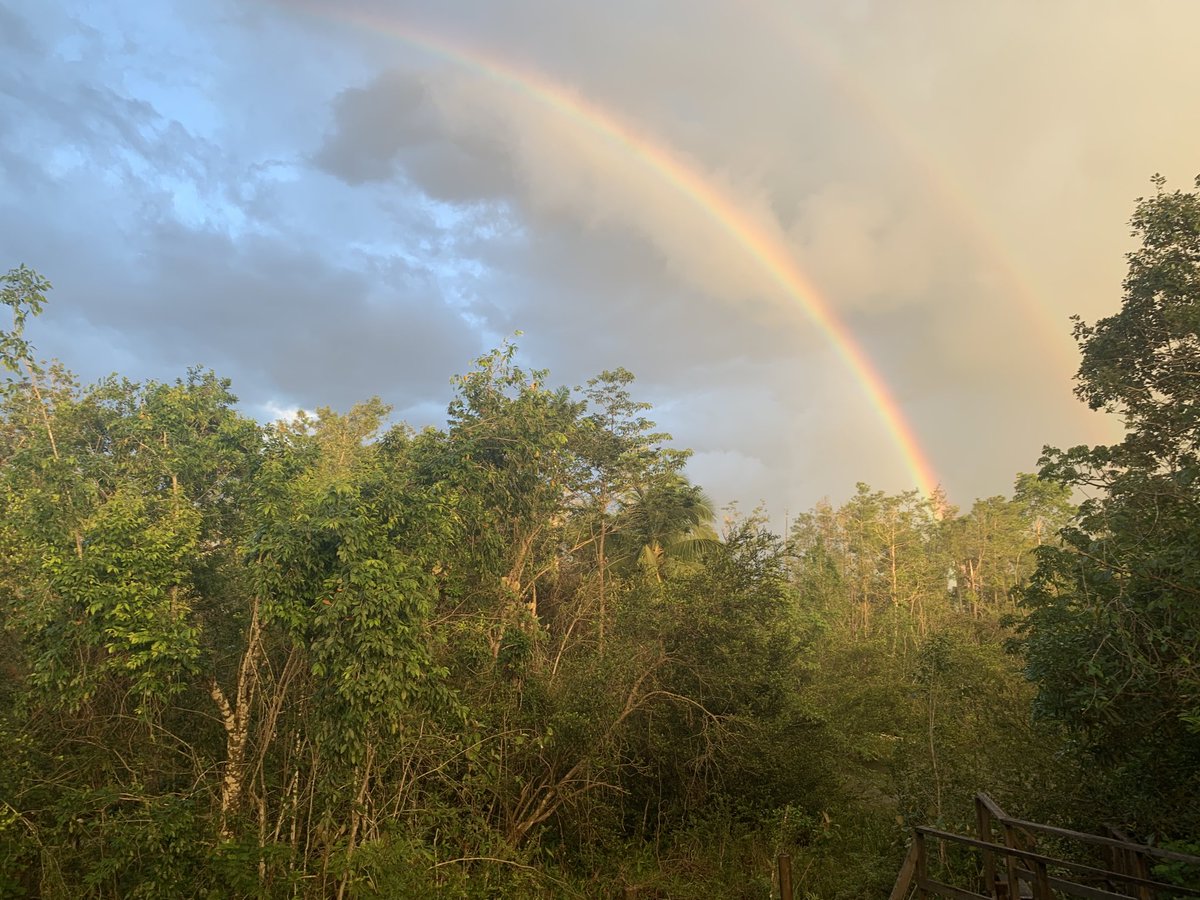 Made it to Belize and our first rainbow during orientation! Let the journey begin! ⁦<a href="/bhs_galante/">Heather Galante</a>⁩