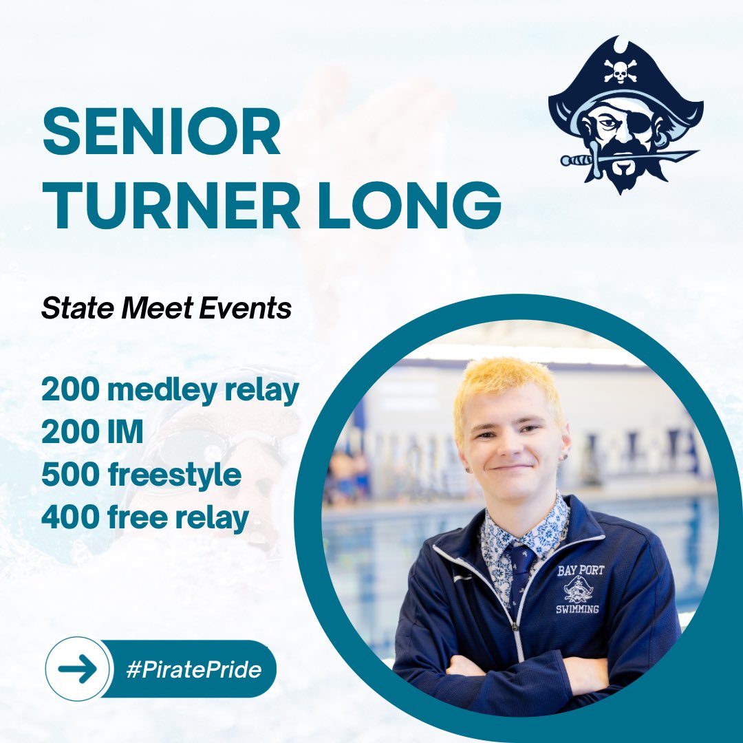 🚨 400 free relay results🚨 

The Pirates dropped more than a  second from their sectional time in the final event to place 12th in 3:15.33.

Splits
Sadowsky 48.79
Meier 48.18
D.Azzolina 49.66
Long 48.70