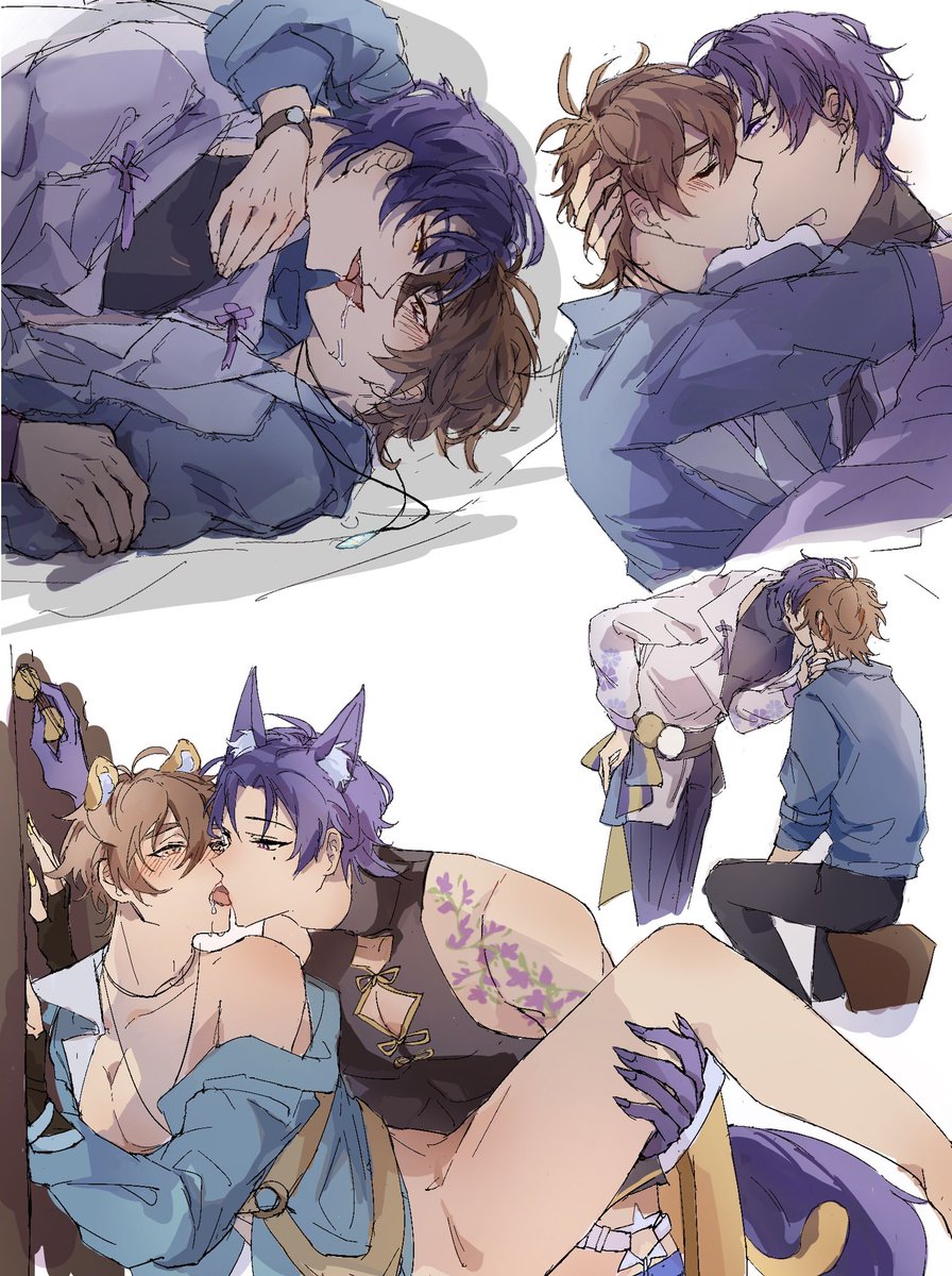 #NUcarnival #ぬカニ_FA #kuyaei #玖エイ 
孩子都有了（不是）新卡是时候该把亲亲画出来了吧官方