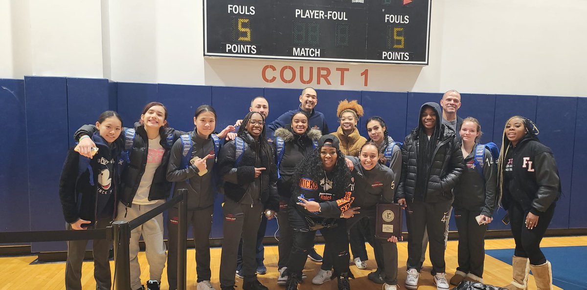 HoopsQueens's tweet photo. Francis Lewis High School Lady Patriots are the 22-23 Girls' #Queens Borough Champions!! #5 Cynthia Hernandez and #4 Daja White helped lead the way!

Thank you to 13-14 #NYC Champs Taliyah Brisco and @hoopfamz for your constant support!! 💕🏀 #Basketball #Hoops https://t.co/ePVeRF15q6