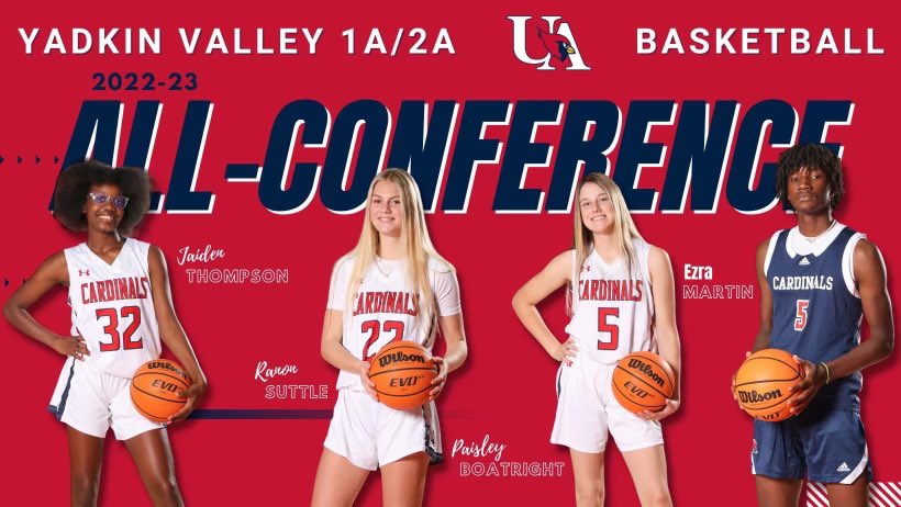 Union Academy Athletics (@uaathletics) on Twitter photo Congratulations to the <a href="/UAcharterschool/">UACharterSchool</a> All Conference selections for the <a href="/YVCSports/">Yadkin Valley Conference</a>
We are so very proud of each of you!! <a href="/pboatright_18/">paisley boatright</a> <a href="/RanonSuttle22/">Ranon Suttle</a> <a href="/JaidenT2026/">Jaiden Thompson</a> <a href="/EzraMartin05/">Ezra Martin</a> <a href="/momof4boyz00/">Nikki Young</a> <a href="/Weasta/">Chris Wease</a> <a href="/StaceyWease/">Stacey Wease</a> @JZUAHS <a href="/mphifer2/">Michelle Phifer</a> <a href="/FrashierJustin/">Justin Frashier</a> <a href="/Dmc0peland/">Darius Copeland</a> Congratulations to the <a href="/UAcharterschool/">UACharterSchool</a> All Conference selections for the <a href="/YVCSports/">Yadkin Valley Conference</a>
We are so very proud of each of you!! <a href="/pboatright_18/">paisley boatright</a> <a href="/RanonSuttle22/">Ranon Suttle</a> <a href="/JaidenT2026/">Jaiden Thompson</a> <a href="/EzraMartin05/">Ezra Martin</a> <a href="/momof4boyz00/">Nikki Young</a> <a href="/Weasta/">Chris Wease</a> <a href="/StaceyWease/">Stacey Wease</a> @JZUAHS <a href="/mphifer2/">Michelle Phifer</a> <a href="/FrashierJustin/">Justin Frashier</a> <a href="/Dmc0peland/">Darius Copeland</a>