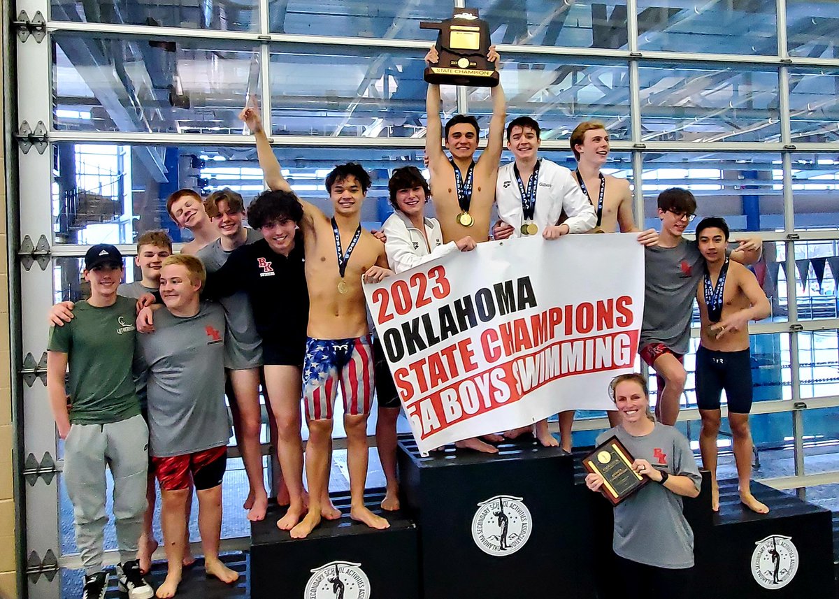 AthleticsKelley's tweet photo. BK Boys Swim team is the 2023 5A State Champion by a single point after an amazing 2nd-day performance! https://t.co/qUVALTNatb