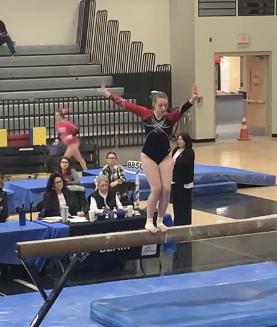 RedGymnastics's tweet photo. Congrats to @izzy80690613 (Izzy Brumm) KLAA Division 2 Conference Champion on Floor and Beam and @MorganRuffing (Morgan Ruffing) KLAA Division 1 Conference Champion on Floor, Beam and All-Around #patriotpride @FranklinMADE_AD @folsombrandonj @KLAASports @LivoniaDistrict https://t.co/gxzQmSbl4w