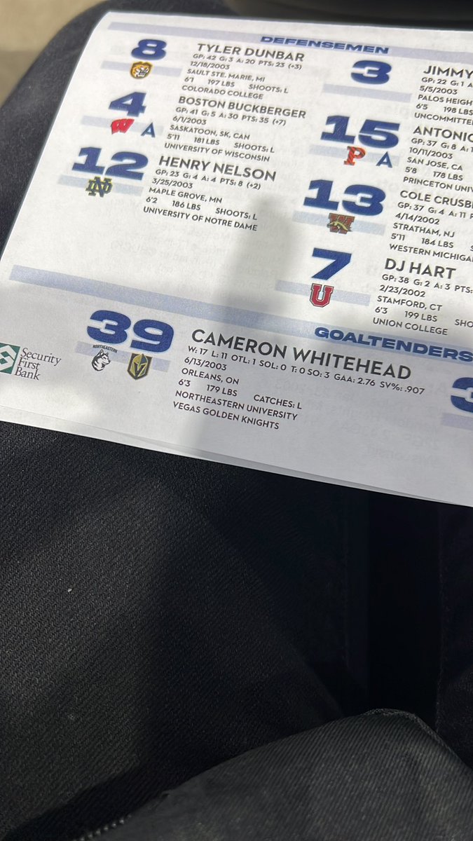 TinaMarie706's tweet photo. Scouting for the Knights tonight 😊@SinBinVegas @GoldenKnights #hockey #VegasGoldenKnights @FargoForce #fargo #fargoforce https://t.co/PNPt06AUSc