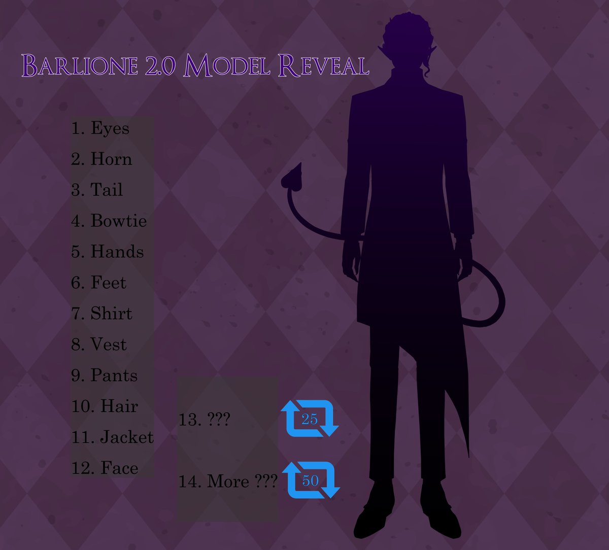 barlione's tweet image. 𝑻𝒉𝒆 2.0 𝑹𝒆𝒗𝒆𝒂𝒍 𝑰𝒔 𝑯𝒂𝒑𝒑𝒆𝒏𝒊𝒏𝒈.
Every 24 hours one new feature will be revealed, however for every like, one hour will be knocked off the current timer (unless it would require me to post while asleep or working, then it'll take it off the next timer)