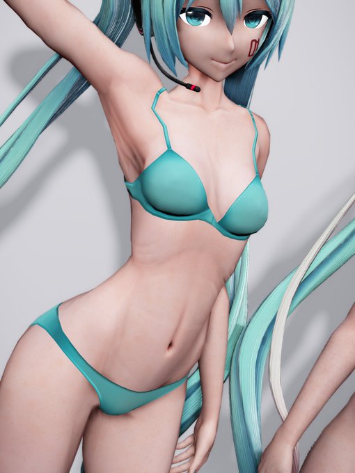 だいぶエロい体つきになったね
(1枚目が配布されてるモデル) 