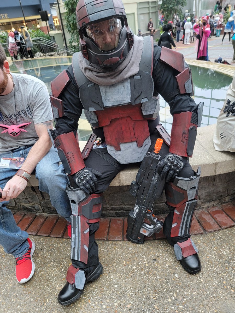 Jsmetzer71's tweet photo. I had a blast in my ODST cosplay at #katsucon #Katsucon2023 https://t.co/gBshTi2A4P