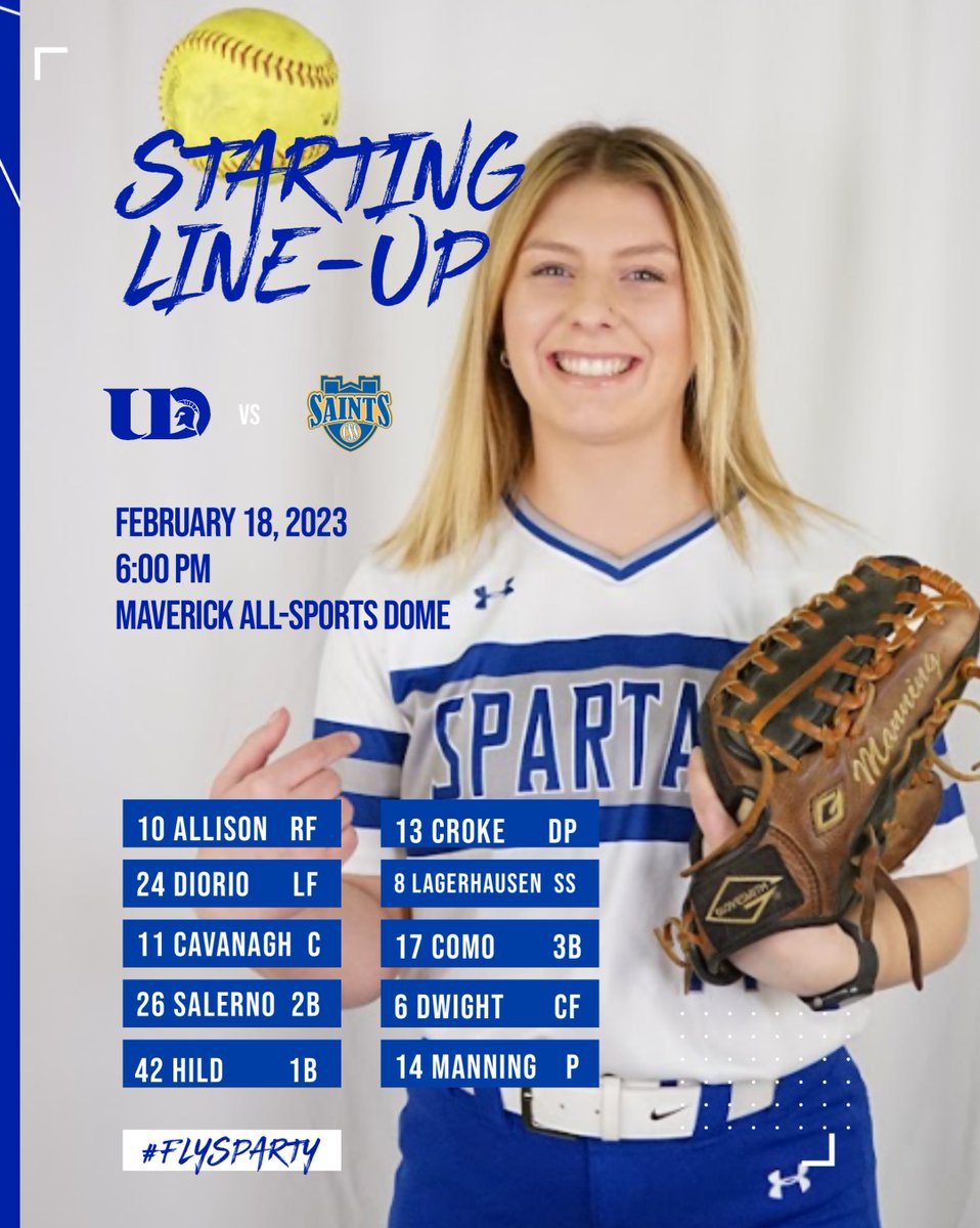 Starting Line-Up for Game 1!