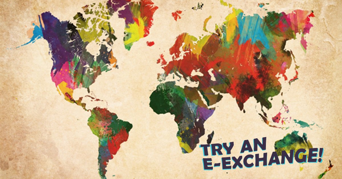 E-exchange opportunity- apply now for an exciting educational foray with colleagues in the United Arab Emirates, China, Mexico, Cambodia, Bermuda, and Qatar.
bit.ly/3kYJmDW