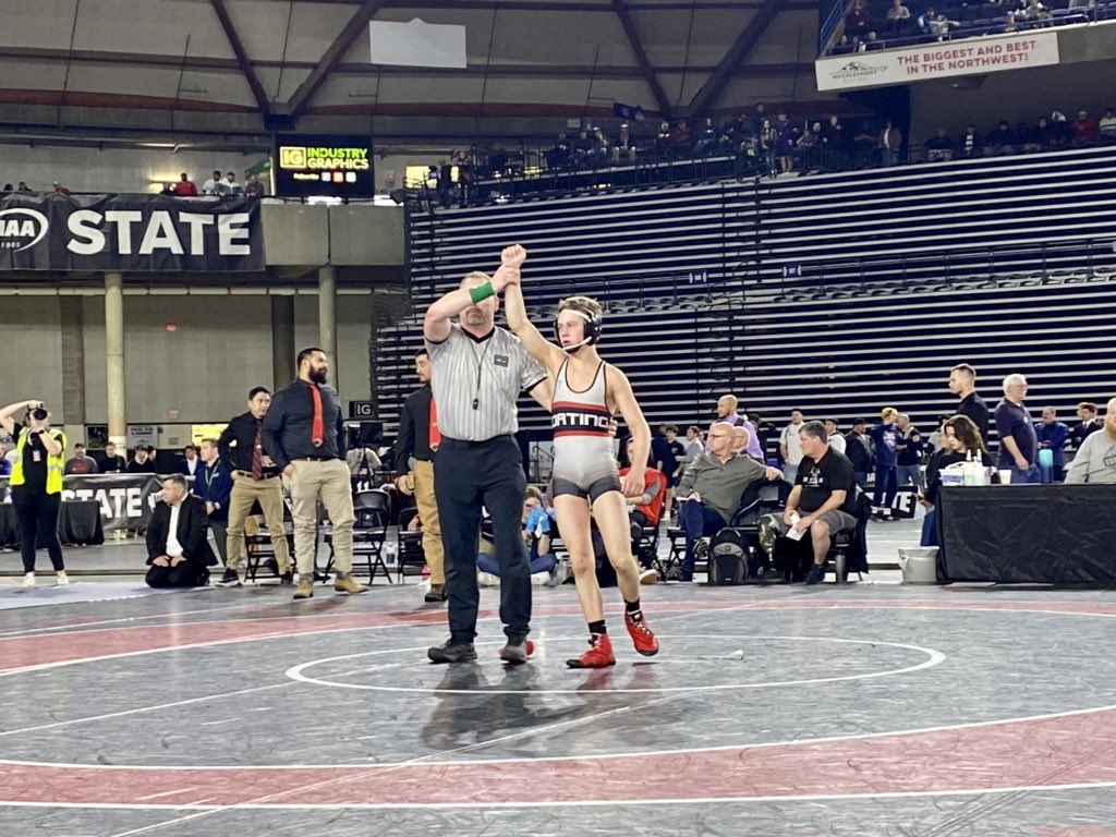wiaawa's tweet photo. 2023 WIAA 2A Boys 113 lb. State Wrestling Champion:

Michael Fritz (Orting)

@GesaCU @USMC #matclassic https://t.co/uCegUROuCG