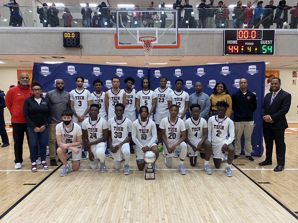 Congratulations to Bard high school for winning the 2023 DCIAA High School Boys basketball Championships Also congratulations to McKinley Tech HS who received runner up honors #wearedciaa #dciaa #dcps