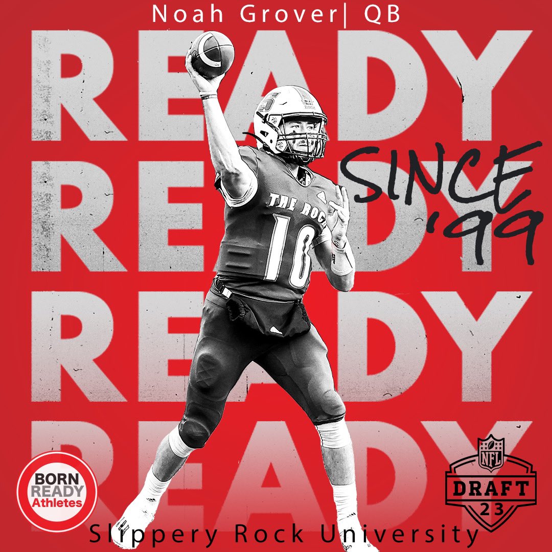 Notable Accolades:

D2 All-American Hon. Mention (22’) 🚀
8 TDs in a game (univ. record)🥇
65% Pass Completion (univ. record) 🥇
Will Campbell Trophy Semifinalist 🚀
PSAC Top 10 Fall Sport Athlete 🚀
2nd-Team All-PSAC (22’) 🥈
3x PSAC POTW (22’) 🚀
Div. 2 Nat’l POTW (21’)🚀