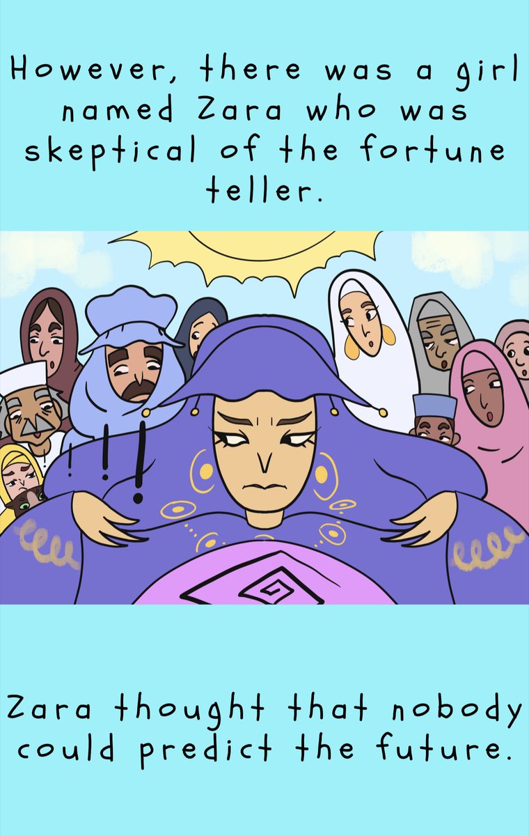 hakmakids's tweet photo. Do you think Zara is right that only Allah knows the future. 

Stay tuned for the full story in our new book with many such beautiful stories inspired from #Hadith for young children.

#Hakma #islam #childrenbook #HadithOfTheDay https://t.co/gVeBb5wrIJ