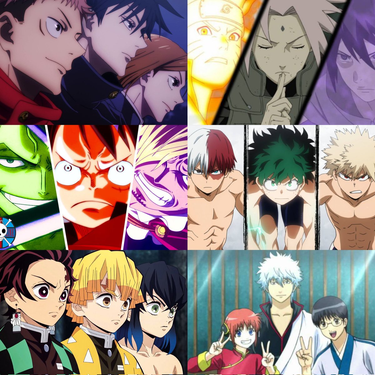 What's your favorite anime trio?