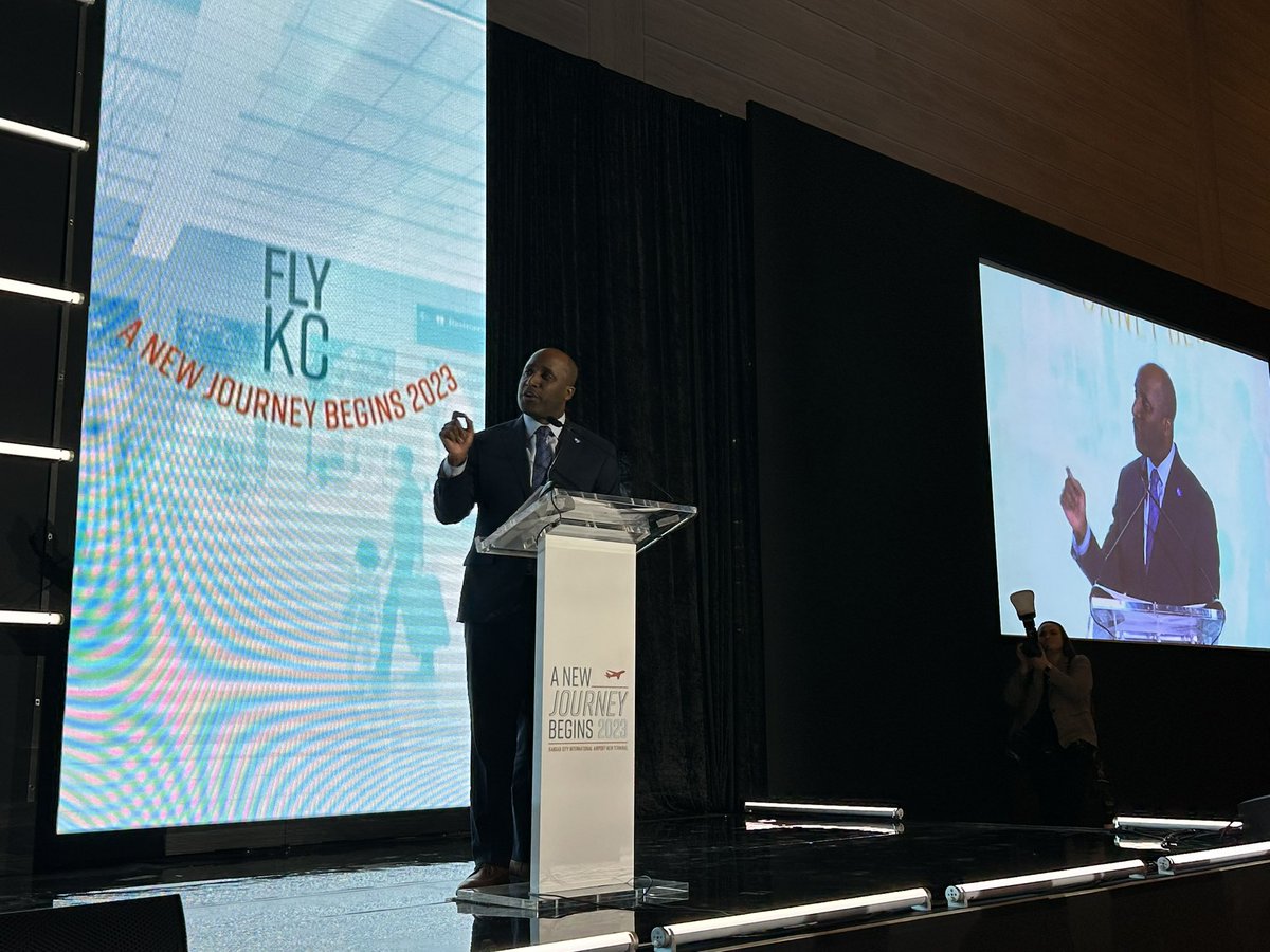 QuintonLucasKC's tweet photo. An honor over the past week to share the new KCI terminal with Kansas City, as we launch our community’s next generation of air travel. Many were responsible for this success. None more important than the people of Kansas City who continue to know our brightest days are ahead. https://t.co/movH5sEiqV