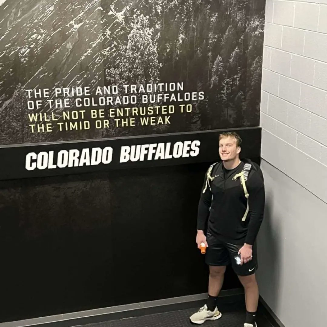 Happy for and proud of grandson Isaiah as his throw this weekend puts him into the Colorado record books, Top 10 all-time in weight throw! And he pr'd in shot as well. Congratulations Isaiah!  #GoBuffs