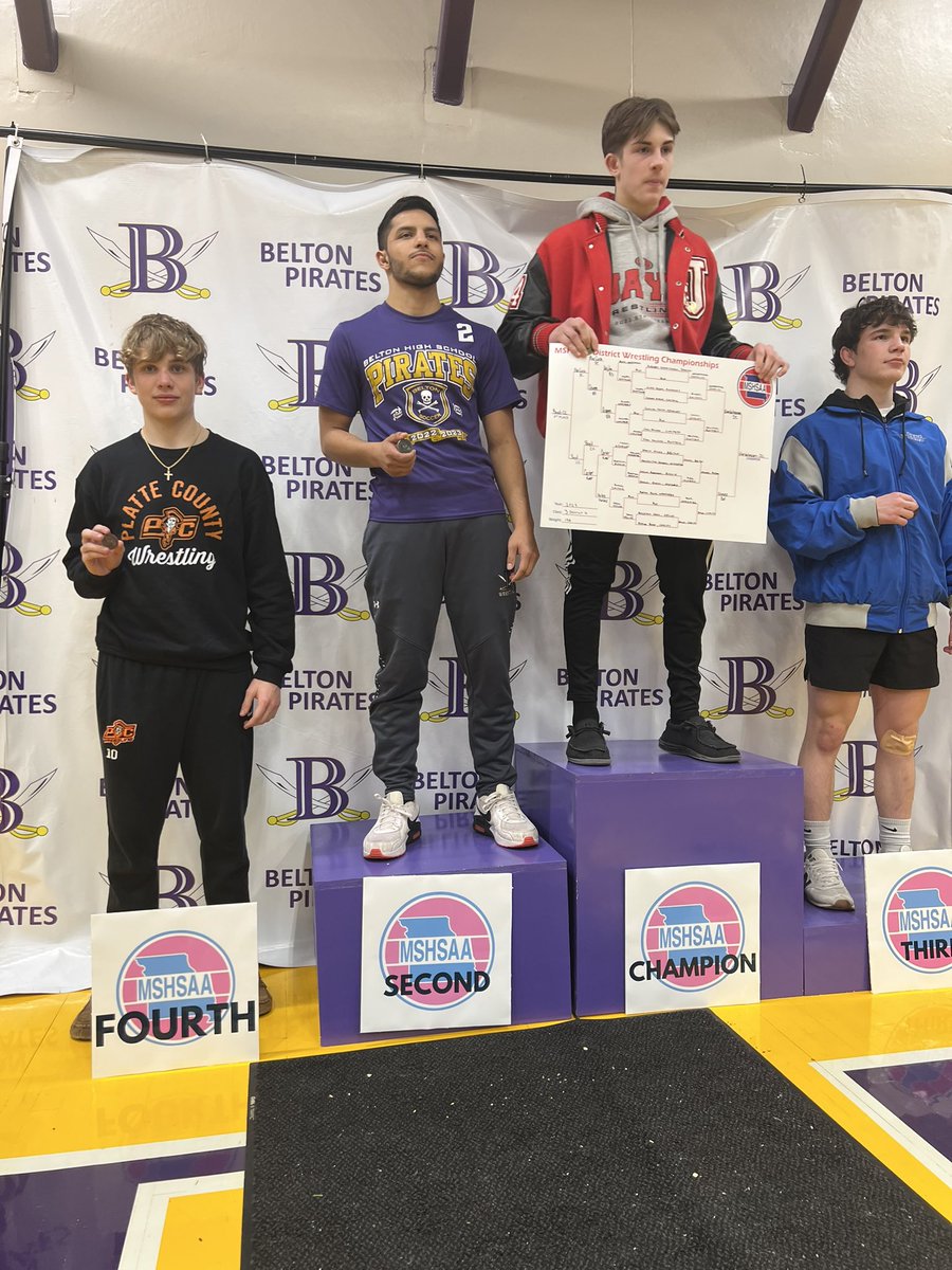Class 3 District 4 - Evan MacCuish - 138 Pounds - 4th place!