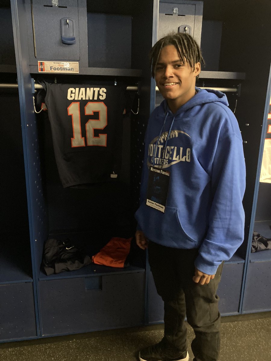 Xavier Unique Footman (@xavierfootman) on Twitter photo Thank you coaching staff for having me today really enjoyed it. #1day1brick <a href="/CoachPelk/">Brennan Pelkey</a> <a href="/CoachAKolb/">Andrew Kolb</a> <a href="/CoachJHiggins/">Coach Justin Higgins</a> <a href="/KeystoneFTBL/">Keystone Giants Football</a> Thank you coaching staff for having me today really enjoyed it. #1day1brick <a href="/CoachPelk/">Brennan Pelkey</a> <a href="/CoachAKolb/">Andrew Kolb</a> <a href="/CoachJHiggins/">Coach Justin Higgins</a> <a href="/KeystoneFTBL/">Keystone Giants Football</a>