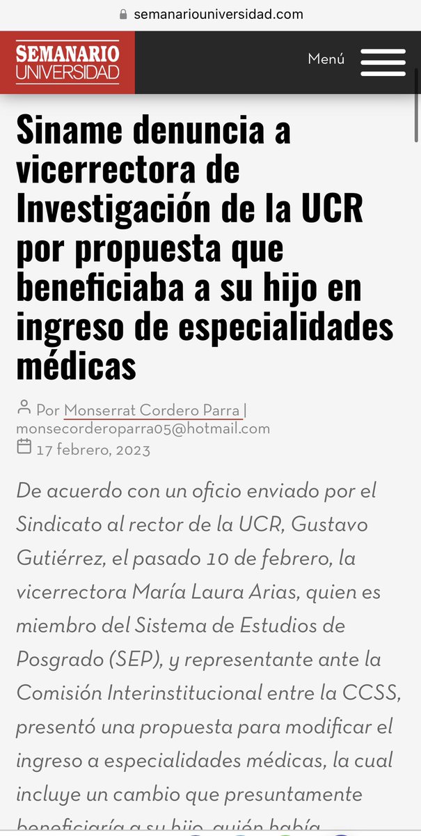 Una completa vergüenza en lo que se ha convertido el SEP y de forma indirecta el programa de especialidades médicas de la UCR. La legalidad, la ética, los valores y los principios no son negociables ni a la medida.