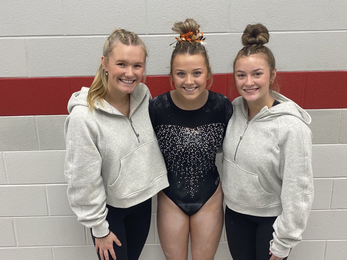 Big shout out to these three senior gymnasts! Thank you Lea, Eden, &amp; Molly for your dedication and passion for the sport of gymnastics and to this team!  Good luck in your future endeavors!