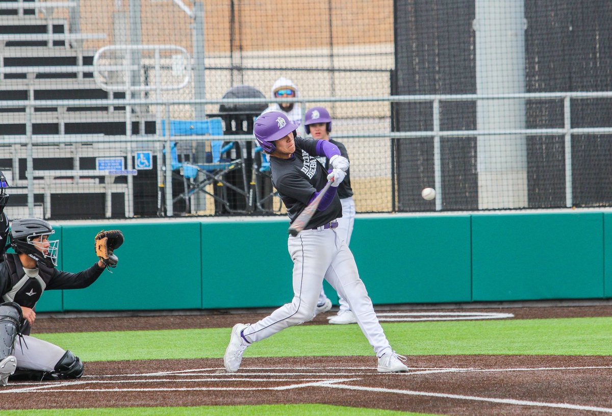 Miles06_'s tweet photo. The first homer at the new Cotton Nix from @JosephD0minguez 
@Denton_Baseball https://t.co/R6Z1uy2S4m