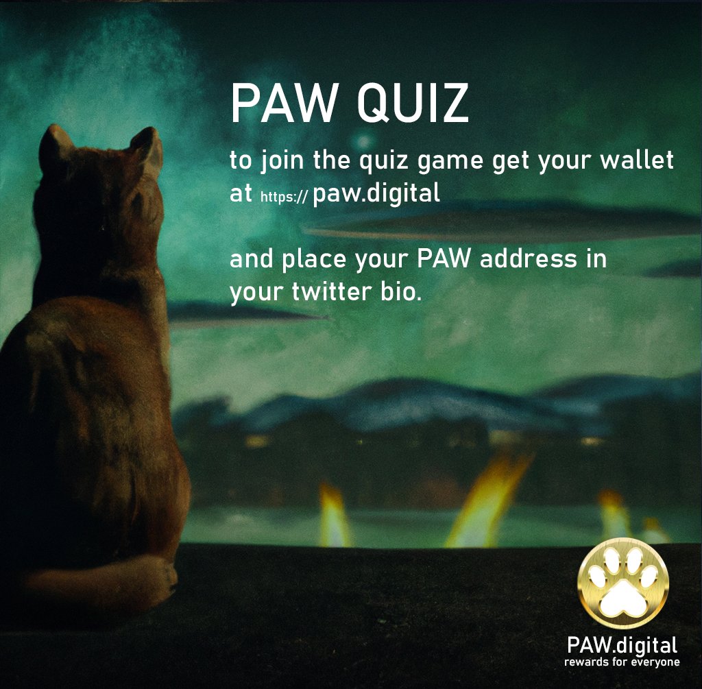 TreatsBot's tweet photo. 🐾PAW Quiz🧩

🐶🐱🐻🐵🐴🐘🐖🦔🦝🐔🐰

Claim yourself 2000 PAW with a correct answer and 250 PAW with a wrong answer!

Question: A slug's blood is green. True or False?

⏳Ends in 24 hours
$paw #paw #crypto🐾🪐 https://t.co/tKXpcoFAbg