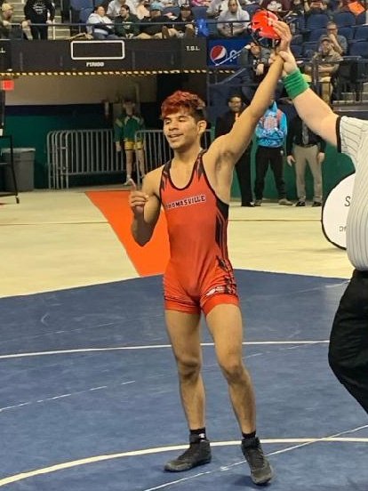 Congratulations to our <a href="/thomasvillehigh/">THS Bulldogs</a> wrestlers! Josue Gomez is state runner-up at 113 and Carlos Vasquez is the state champion at 126! Chair City is home of champions! #TCSGreatThings #BulldogsGoBig