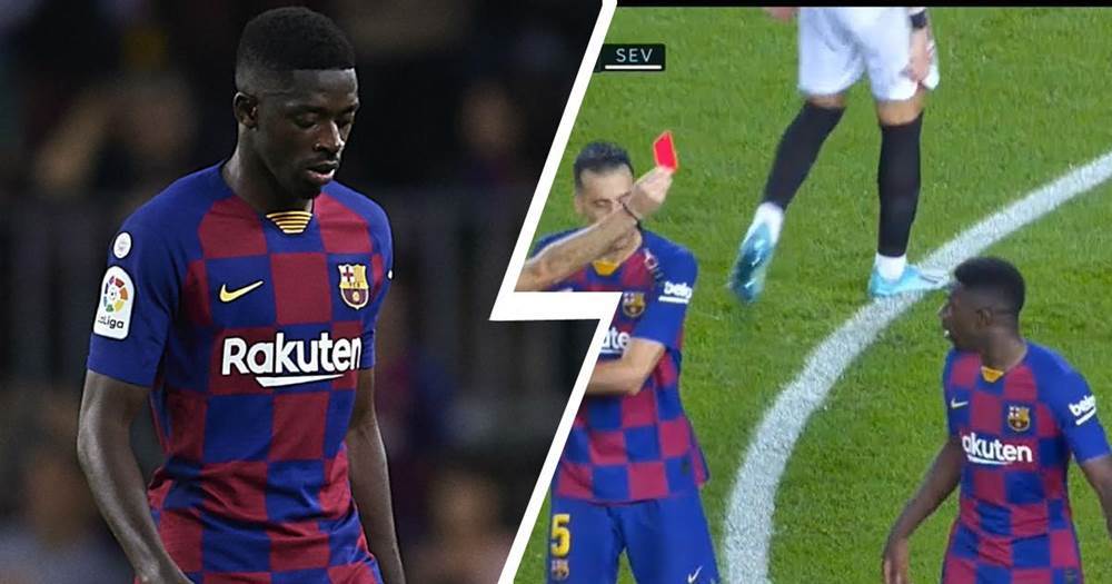 Dembélé a Mateu Lahoz: "Qué malo eres" --> EXPULSADO.

Vinicius a Munuera Montero: "Vete a tomar por cul0, hijo de pvt*" --> NO PASA NADA

No es fútbol, es <a href="/LaLiga/">LALIGA</a> <a href="/rfef/">RFEF</a> 

#DobleRasero día, tras día, tras día