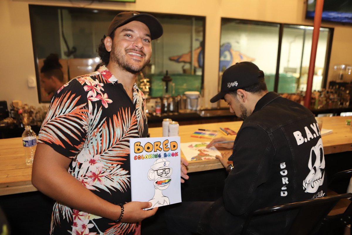 mozying's tweet photo. Thank you for a lovely evening @BoredColoring. I did my best staying between the lines! ☝🏽🖍️
@BoredApeYC https://t.co/MNqKLZmMK2