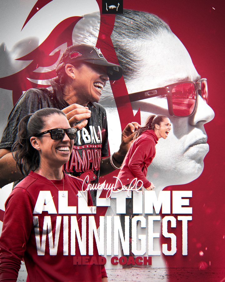 Deifel now Arkansas softball's all-time wins leader 