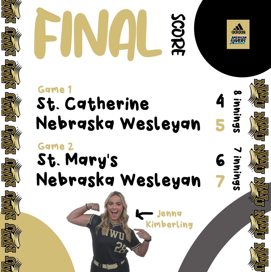 NWU_SOFTBALL's tweet photo. Two BIG walk-off wins today for the pdubs! Way to go ladies! ๐ค๐ผ๐บ
Pwolf shoutout for freshman Jenna Kimberling for homering in her first college at-bat! ๐ซถ๐ป
#yipyip #pwolfnation #pdubs https://t.co/cabSxMk4Hy