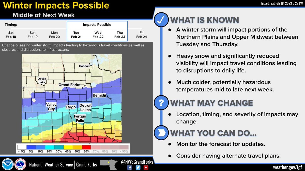 NWS Grand Forks on Twitter "A winter storm will impact portions of the