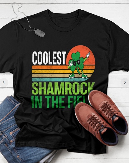 AmkCreativity's tweet image. Coolest Shamrock In The Field Toddler Boys St Patricks Day T-Shirt
Celebrate St. Patrick's Day in style with this funny tshirt featuring a cool shamrock dabbing. 
amazon.com/dp/B0BW5784HM
#StPatricksDay #irish #Shamrocksh #shirt #Amazon