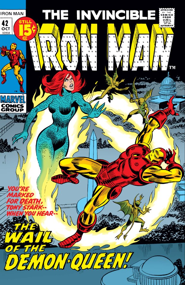 MarvelADay's tweet photo. Iron Man #42, 1971. #MarvelADay #IM42
“When Demons Wail!”
Writer: Gerry Conway
Pencils: George Tuska
Inker: Frank Giacoia
Cover: George Tuska/Mike Esposito https://t.co/aD4BLwPCHS