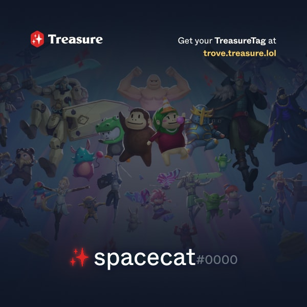 Bewol31's tweet photo. Im OG now!
@Treasure_DAO #TreasureTags https://t.co/ivHsOj86pf