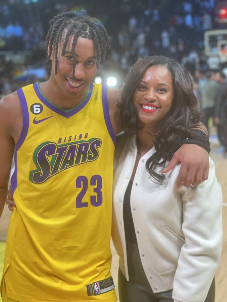 IrishCoachIvey's tweet photo. Rising Star Champ and now in the skills challenge!! I’m soooooo proud of you @IveyJaden !! Enjoy these moments! You were born to shine!!  Thank you @NBA for this amazing opportunity!🫶🏾 https://t.co/MKiy4NK0Px
