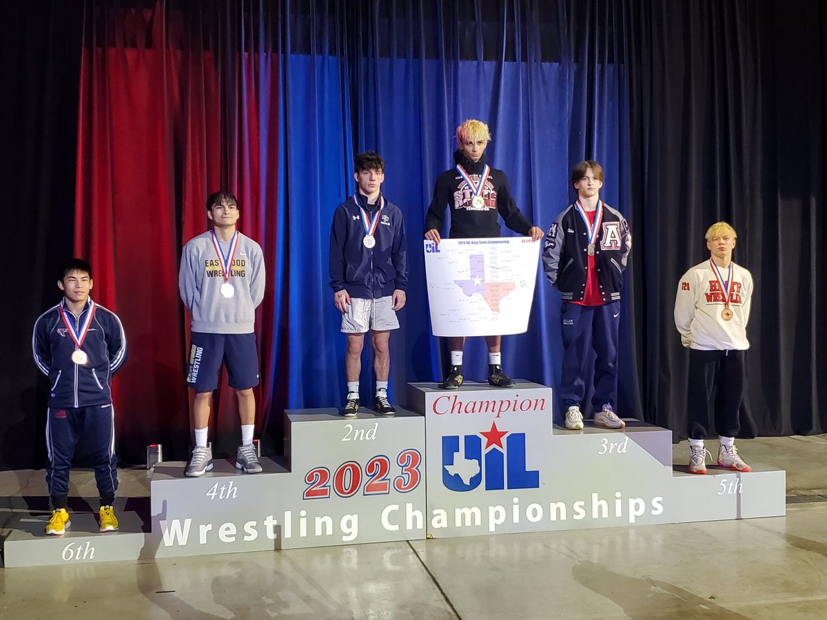 Congratulations to Nathan Burchfiel for taking 5th at 6A 126 lbs #UILState #WTD