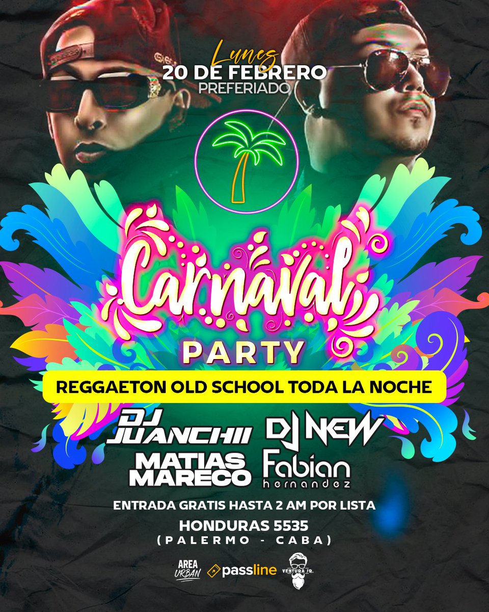 El lunes festejamos carnaval a puro reggaeton!