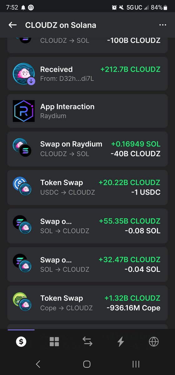 N3M3S1S_SOL's tweet photo. @cloudmaxisnft @Cloudzcoin loaded up b4 the launch and the airdrop and made some nice profits b4 the paperhands dumped. But still holding a big ol bag of cloudz!! Puff puff mfers https://t.co/YZpJPiuHYH