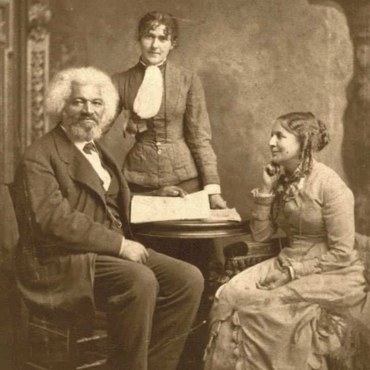 DrFrankRoberts's tweet photo. Black History Tea:
When Frederick Douglass married a white woman and America Went IN 

1n 1884, Frederick Douglass was the most famous black man in America. After publishing three autobiographies, delivering hundreds of speeches, and becoming a moral/political consultant to President Abraham Lincoln --Douglass was a household name among both black and white audiences.

Though he was known for his surprises--the one surprise that neither black nor white America was ready for was his marriage to a white woman by the name of Helen Pitts in the winter of 1884.

Against a cultural backdrop where interracial marriage was still illegal in much of the country---the scandal was further hyped by the significant age gap between the two newlyweds. Pitts was two decades younger than Douglass--the press (inaccurately) reported that he was 76 and she was 36 (in actuality he was 66 and she was 46) and the marriage was deemed the cultural scandal of 1884. Pitts father refused to talk to her again and excluded her from his will.

Douglass's children were equally upset--calling their father's decision to marry just 18 months after the passing of his beloved first wife (the brilliant Anna Douglass, who was the mother of all five of his children) just plain tacky. The black press framed the marriage as evidence of Douglass's "sell out" status--and the white press acted a racist fool (calling Pitts a "second class white woman" and comparing Douglass to a Barnum Circus act).

Douglass responded to critics by saying that the color of his wife was irrelevant to his politics. The two of them went on to "live happily ever after."

The Douglass/Pitts marriage of 1884 helped set in motion a now longstanding (and often behind close doors) conversation in Black America about the legacy of "prominent" black men choosing non-black spouses.

How does the Douglass/Pitts marriage of 1884 resonate with today's (black) cultural conversations?