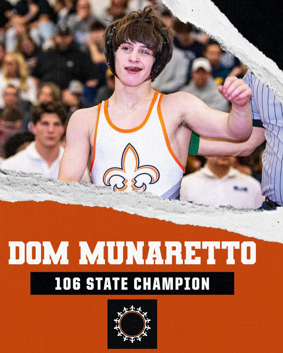 STCE_Wrestling's tweet photo. Dom Munaretto is officially your 3A state champion at 106 after defeating Brayden Teunissen from Belvidere North 19-7! https://t.co/kaVchBoSqe