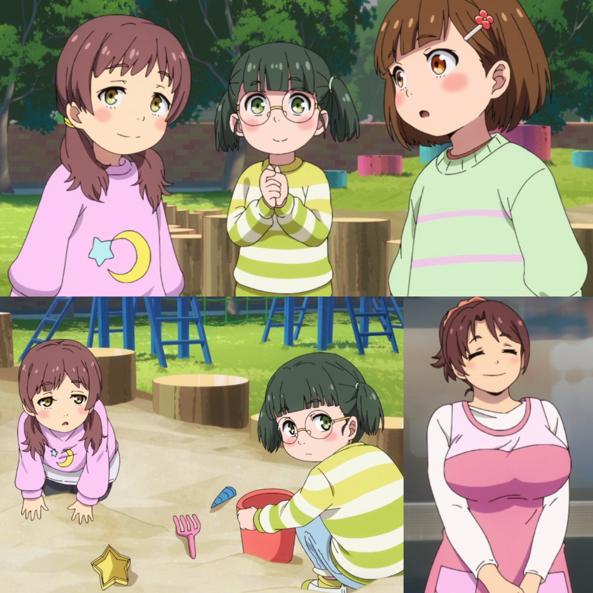 ReadyKafka's tweet photo. Ep4 of @Crunchyroll’s #BuddyDaddy is present & accounted for!
The papas scheme to get Miri into daycare & shop till they drop. 💥💀
Welcome to the sweet & lovely @KelseyPoppen as Miss Anna, our daycare momma! Also @rachelglassVO & @Megami33 play lil cuties Hinata & Kotori. 🖤❤️ https://t.co/Va4kw8Hz0z
