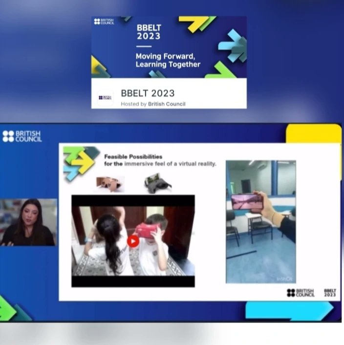 At #BBELT2023 we addressed the major questions for #ELT teaching contexts, considering both the opportunities that can come with the integration of immersive tech, and current limitations. 🌐📱💡
#virtualworlds #metaverse
#metaverseineducation  
#learnEnglish #EdTech  🇹🇷 🇯🇵 🏴󠁧󠁢󠁥󠁮󠁧󠁿 🇧🇷