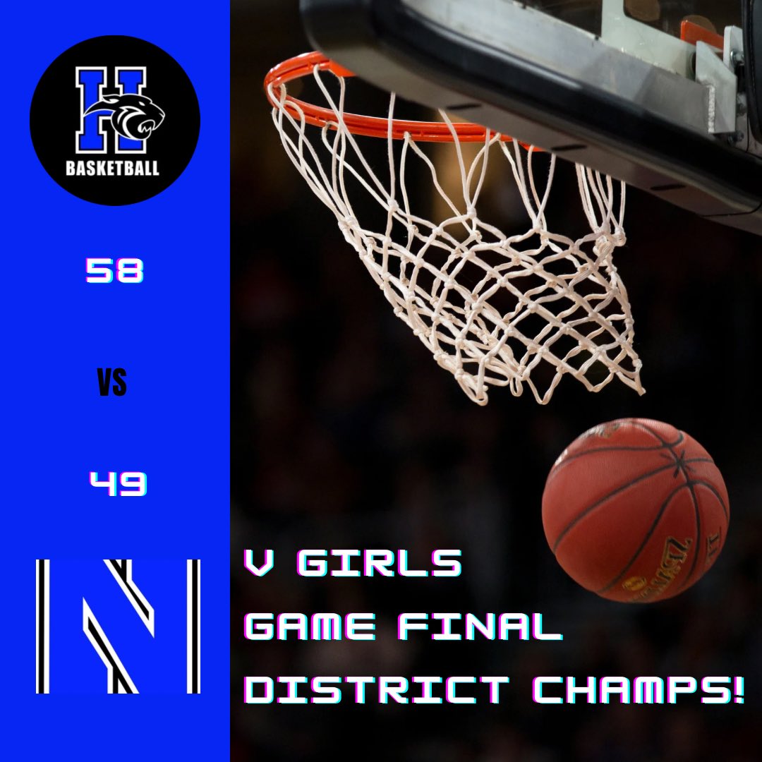 HarrahWBB's tweet photo. The Harrah Lady Panthers defeat Newcastle 58-49.  ✅ District Champs! #Fam1ly | #All1n | #MakeEmBelieve | #OKPreps https://t.co/dnDizpzkfY