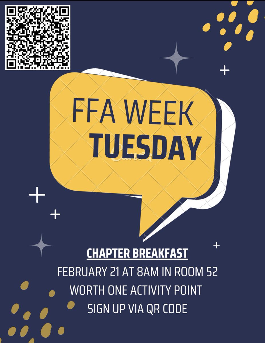 💙FFA WEEK IS THIS UPCOMING WEEK💛

Sign up using the link below and get involved!!  Activity point is available!! 

nam10.safelinks.protection.outlook.com/?url=https%3A%…
