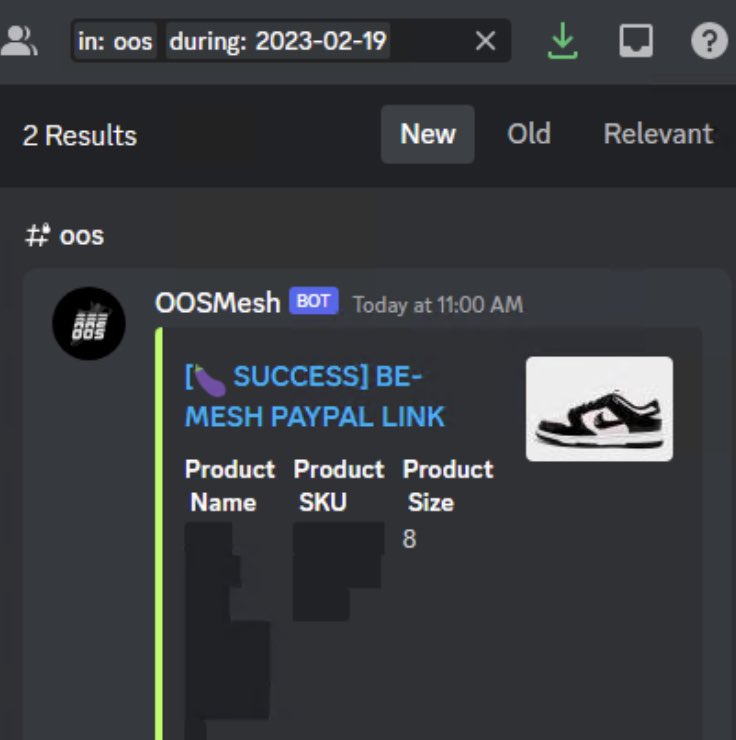 Bot: <a href="/OOSMesh/">OOS Mesh</a> <a href="/OOS_Bot/">OOS Bot</a> 
Proxies: <a href="/PorterProxies/">Porter Proxies</a> 
Group: <a href="/thesoleradar/">soleradar</a> <a href="/Synergy_io/">Synergy</a>