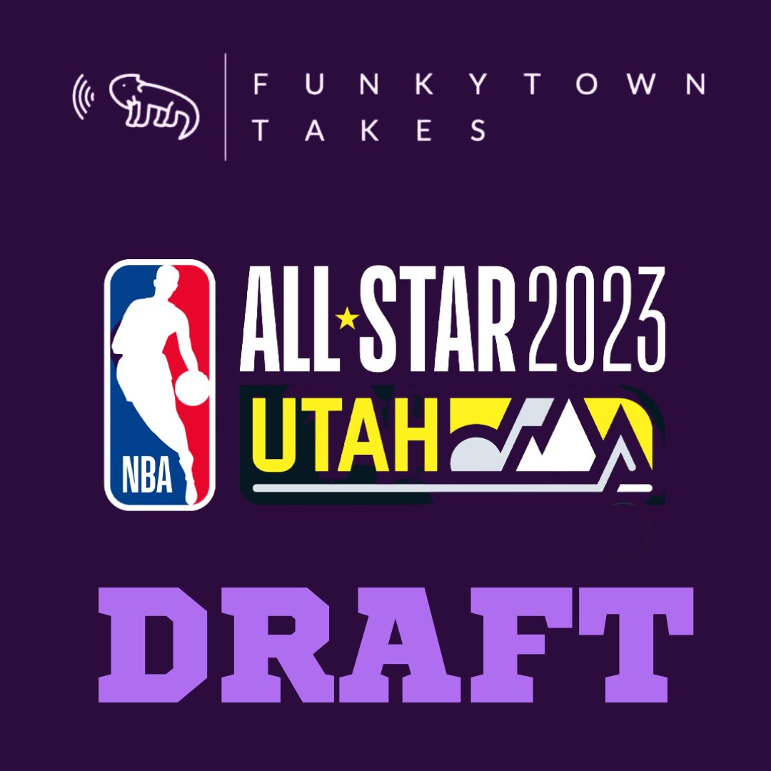 FunkytownTakes's tweet photo. The crew is back and, I’m honor of NBA All-Star Weekend, each of us drafted our own all-star starting 5!

Check the 🧵 below and comment on your vote for the best lineup! 

You can also listen to the boys draft their teams during the latest episode on Apple and Spotify Podcasts https://t.co/jjXDdZmBeq