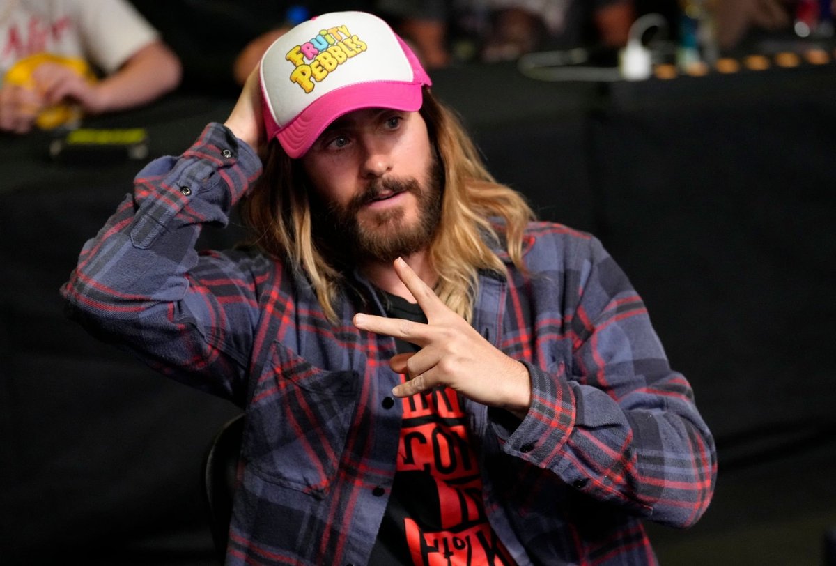 MorbyLeto's tweet photo. New picture of Jared Leto at UFC APEX in Las Vegas (Feb 18, 2023) https://t.co/1lKG3hRyRU